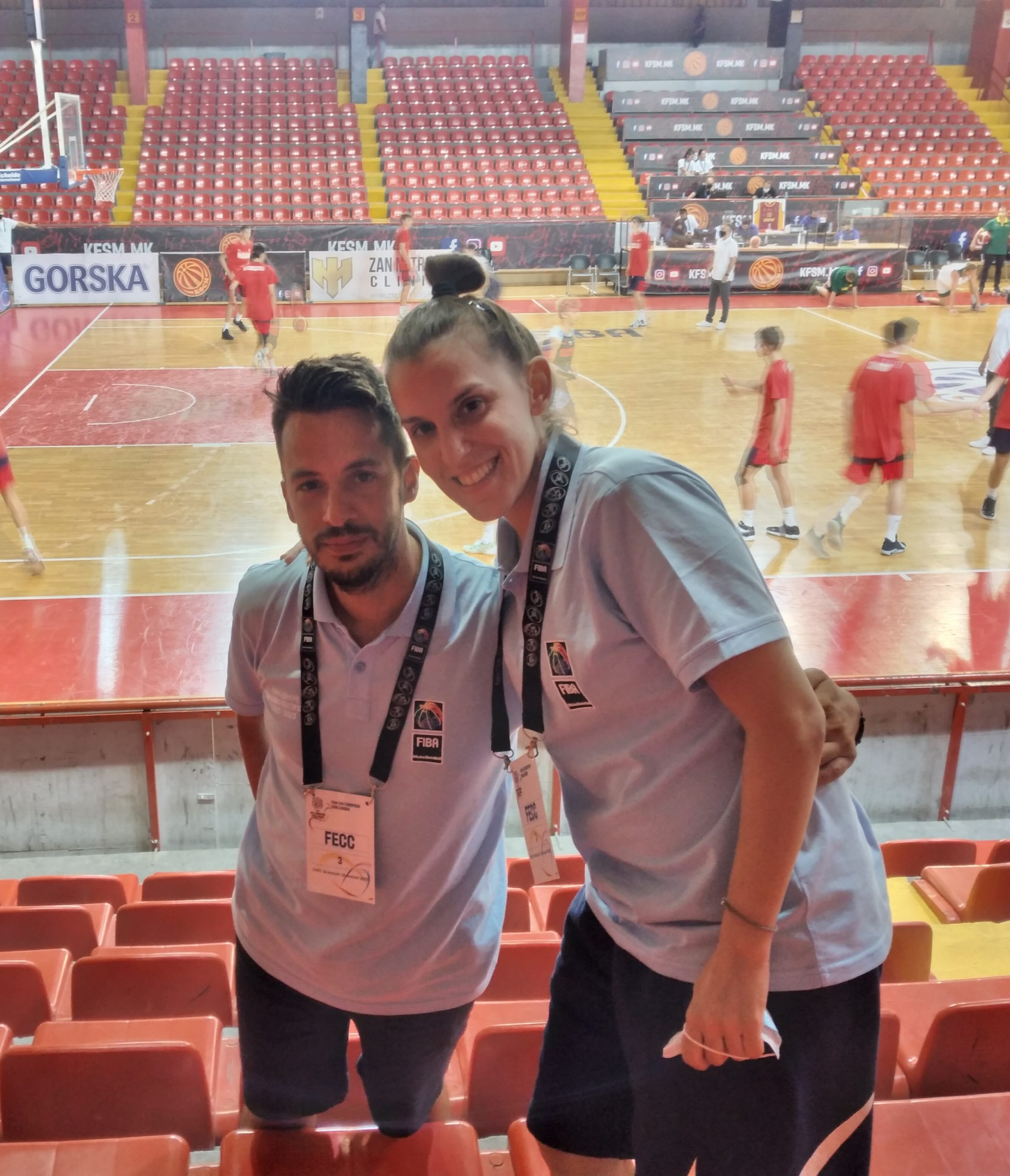 Έφη Βαννού & Δημήτρης Δανιήλ – FIBA ​​Europe Coaching Certificate